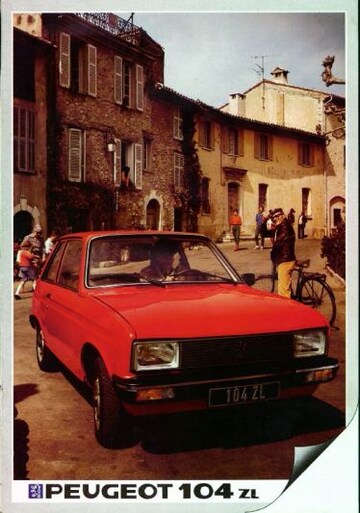 Brochures Peugeot 104 - Folders