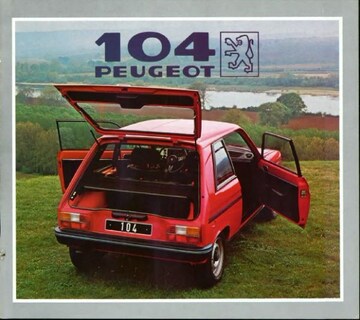 Brochures Peugeot 104 - Folders