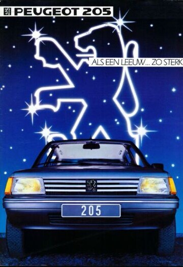 Brochures Peugeot 205 - Folders