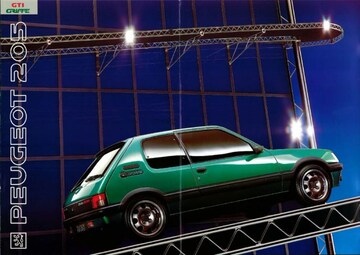Brochures Peugeot 205 - Folders
