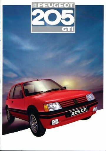 Brochures Peugeot 205 - Folders