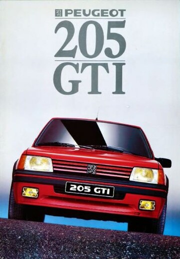 Brochures Peugeot 205 - Folders