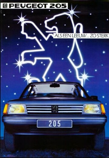 Brochures Peugeot 205 - Folders