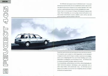 Brochures Peugeot 405 - Folders