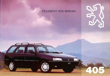 Brochures Peugeot 405 - Folders