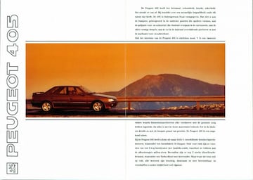 Brochures Peugeot 405 - Folders
