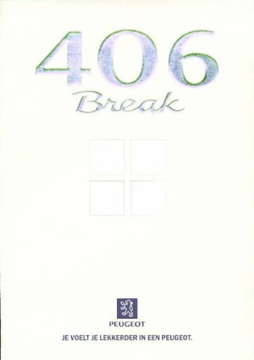 Brochures Peugeot 406 - Folders