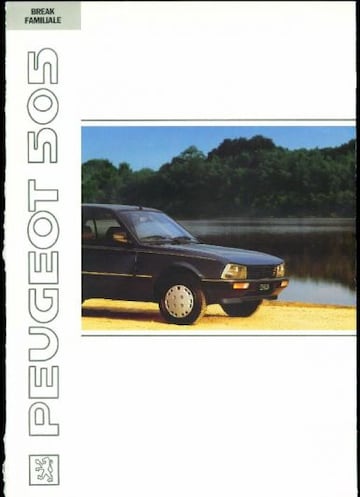 Brochure Peugeot 505
