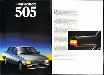 Brochures Peugeot 505 - Folders