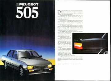 Brochures Peugeot 505 - Folders