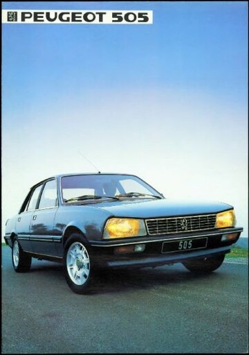 Brochures Peugeot 505 - Folders