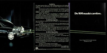 Brochures Peugeot 505 - Folders