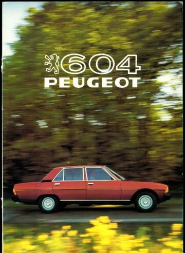 Brochures Peugeot 604 - Folders