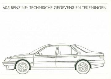 Brochures Peugeot 605 - Folders