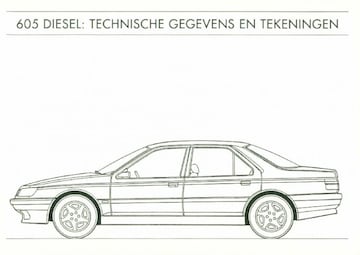 Brochures Peugeot 605 - Folders