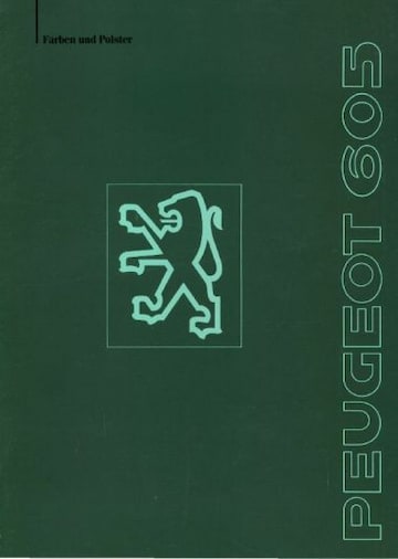 Brochures Peugeot 605 - Folders
