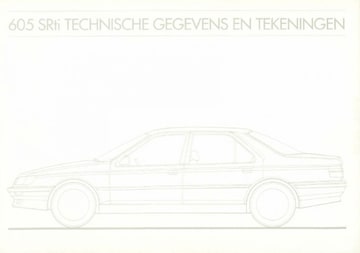 Brochures Peugeot 605 - Folders