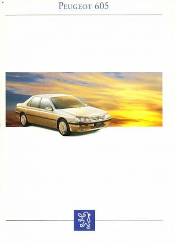 Brochures Peugeot 605 - Folders