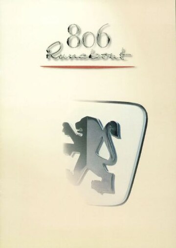 Brochures Peugeot 806 - Folders