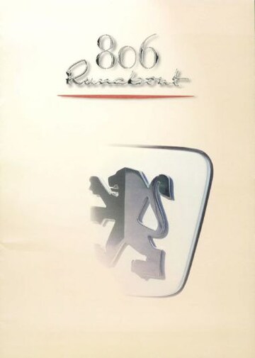 Brochures Peugeot 806 - Folders