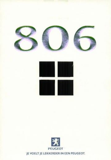 Brochure Peugeot 806