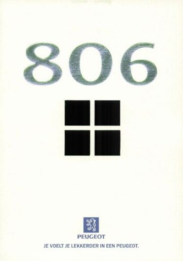 Brochures Peugeot 806 - Folders