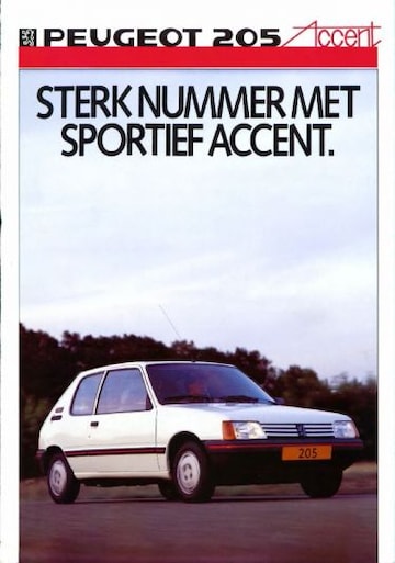 Brochures Peugeot 205 - Folders