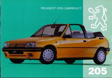 Brochures Peugeot 205 - Folders