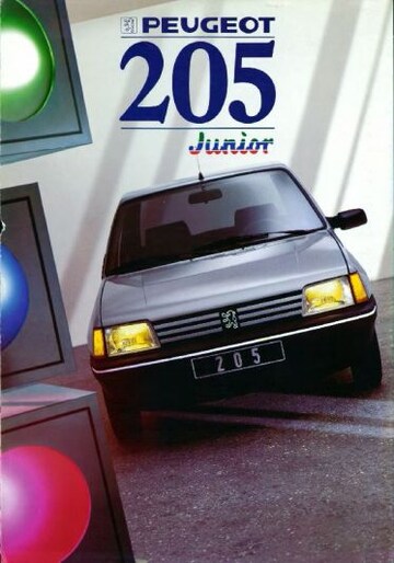 Brochures Peugeot 205 - Folders