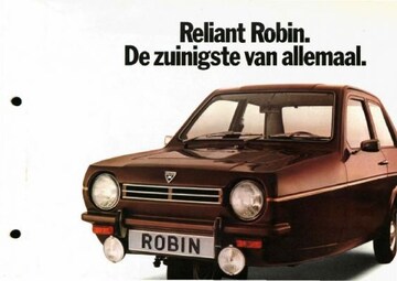 Brochures Reliant Robin - Folders