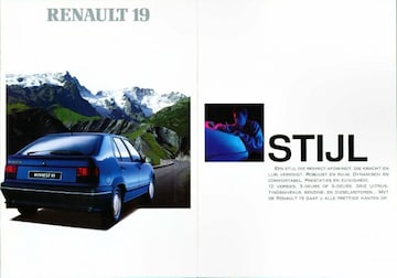 Brochures Renault 19 - Folders