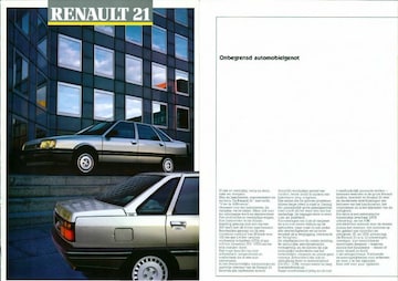 Brochures Renault 21 - Folders