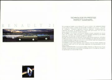 Brochures Renault 21 - Folders