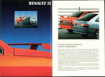 Brochures Renault 21 - Folders