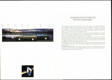 Brochures Renault 21 - Folders
