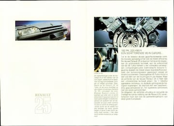 Brochures Renault 25 - Folders