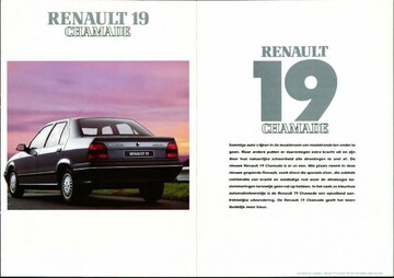Brochures Renault 19 - Folders