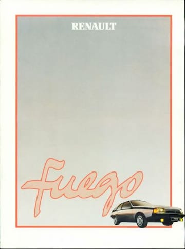 Brochure Renault Fuego