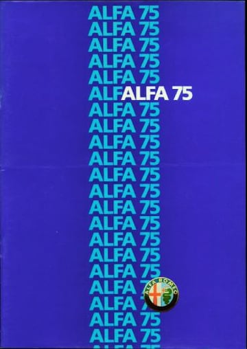 Brochures Alfa Romeo 75 - Folders