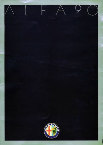 Brochures Alfa Romeo 90 - Folders