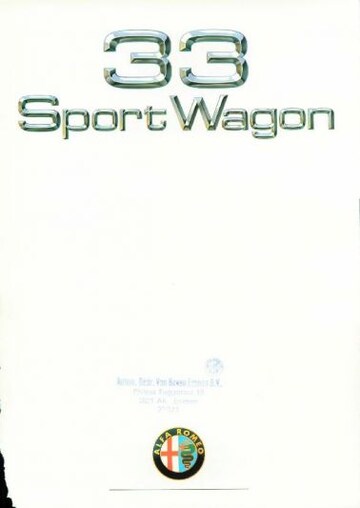Brochures Alfa Romeo 33 - Folders