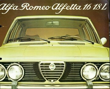 Brochures Alfa Romeo Alfetta - Folders