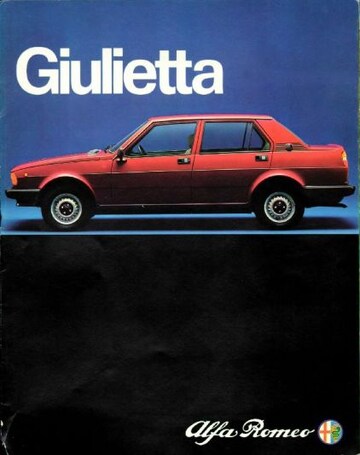 Brochures Alfa Romeo Giulietta - Folders