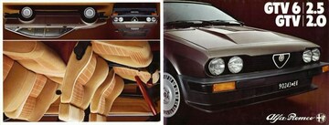 Brochures Alfa Romeo GTV - Folders