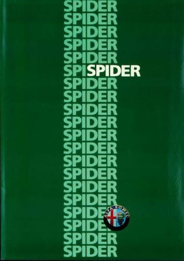 Brochures Alfa Romeo Spider - Folders