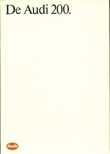 Brochures Audi 200 - Folders