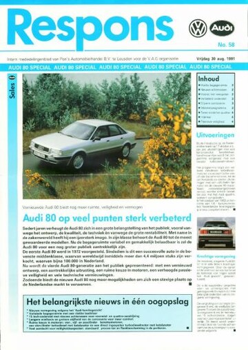 Brochures Audi 80 - Folders