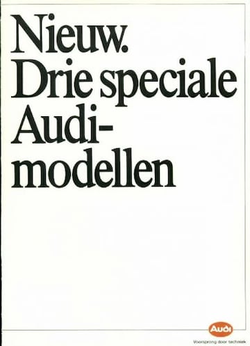 Brochures Audi 80 - Folders