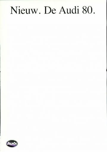 Brochures Audi 80 - Folders