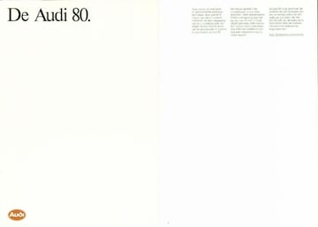 Brochures Audi 80 - Folders